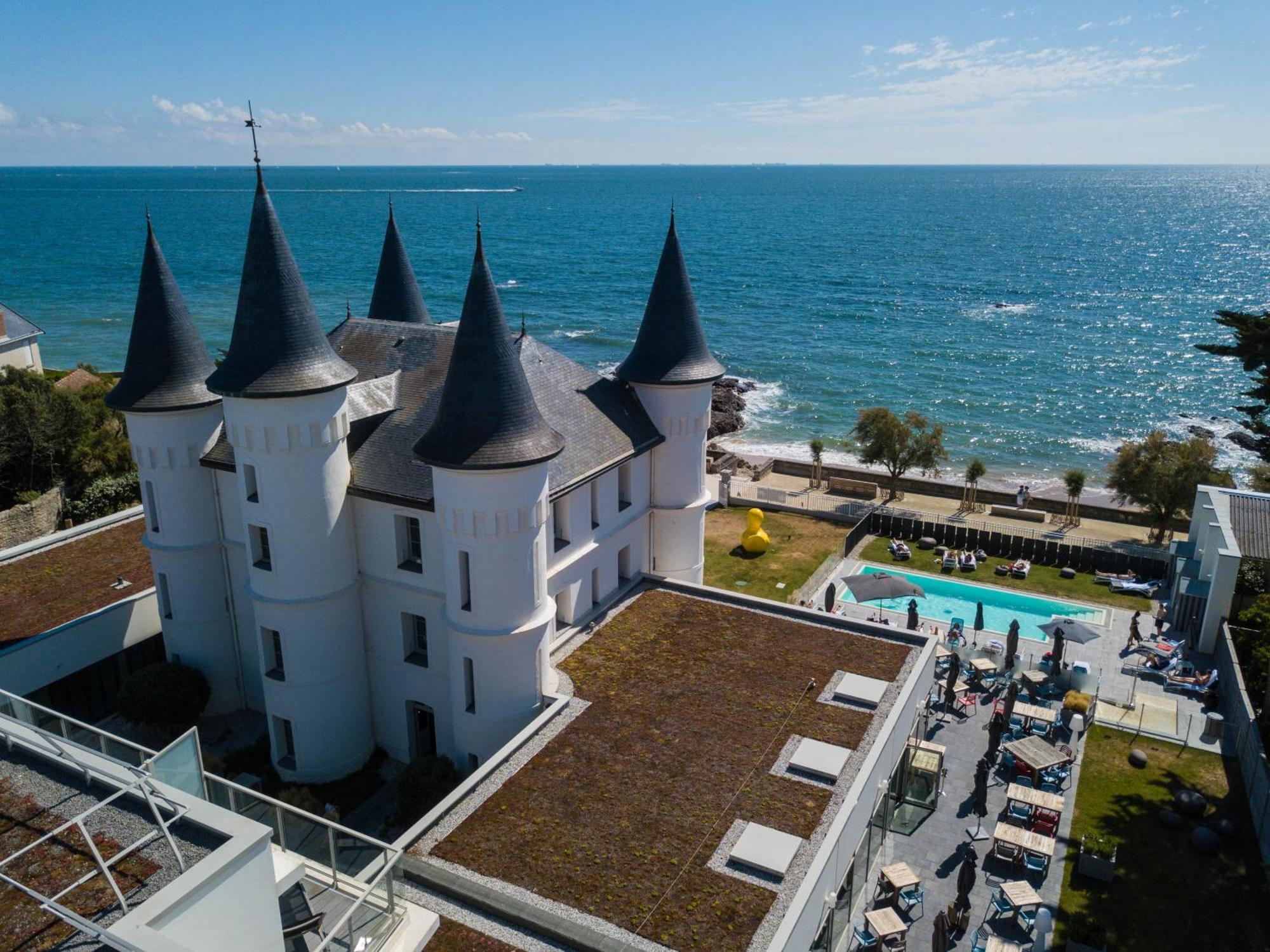Hotel Chateau Des Tourelles - Relais Thalasso & Spa Pornichet Kültér fotó